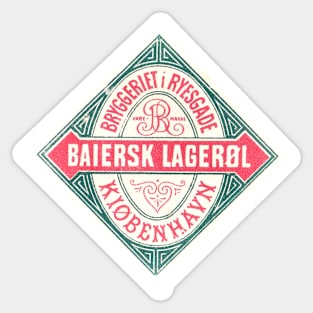 Vintage Russian Beer Label Sticker